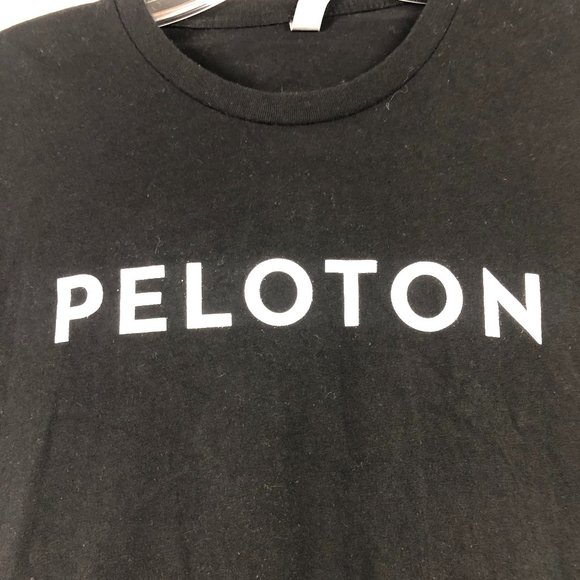 Peloton 100 Rides Century Black Tee Shirt Cycling - Picture 2 of 8